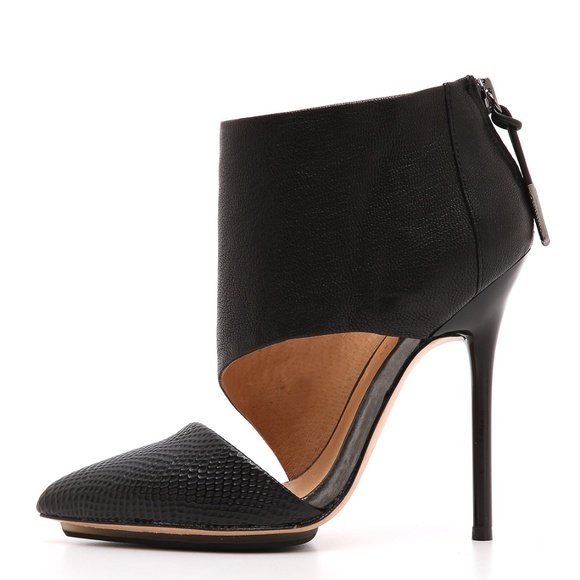 L.A.M.B. Black Theo Cutout Pumps Size 7/7.5 - Picture 6 of 8